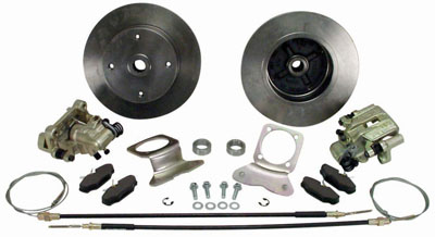 brake vw kit disc rear lug axle 1968 4x130 swing later jbugs 2870